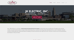 Desktop Screenshot of jkelectricne.com